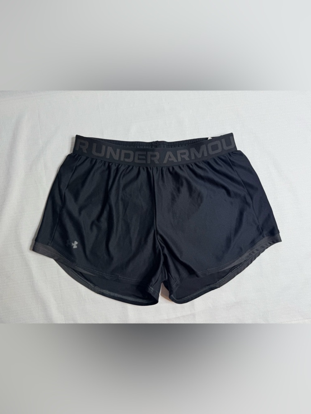Under Armour UA Women's Play Up 2.0 Shorts Black Size Small